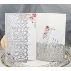 Glitter Invitation Card Laser Business Invitation Modern Wedding Card Personalized Custom
